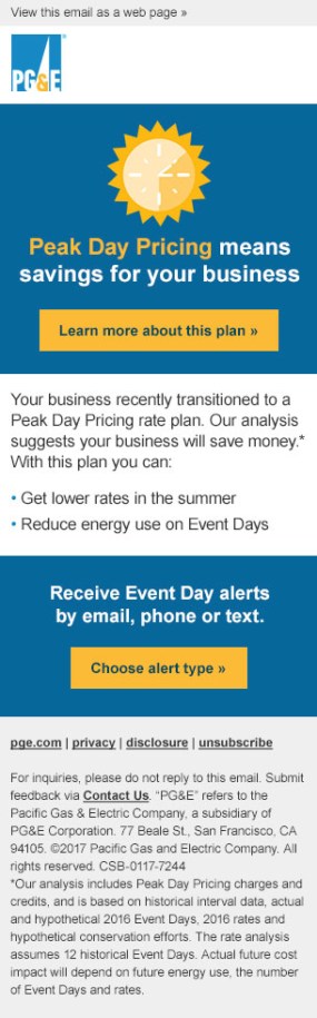 PGE PDP Mobile Email